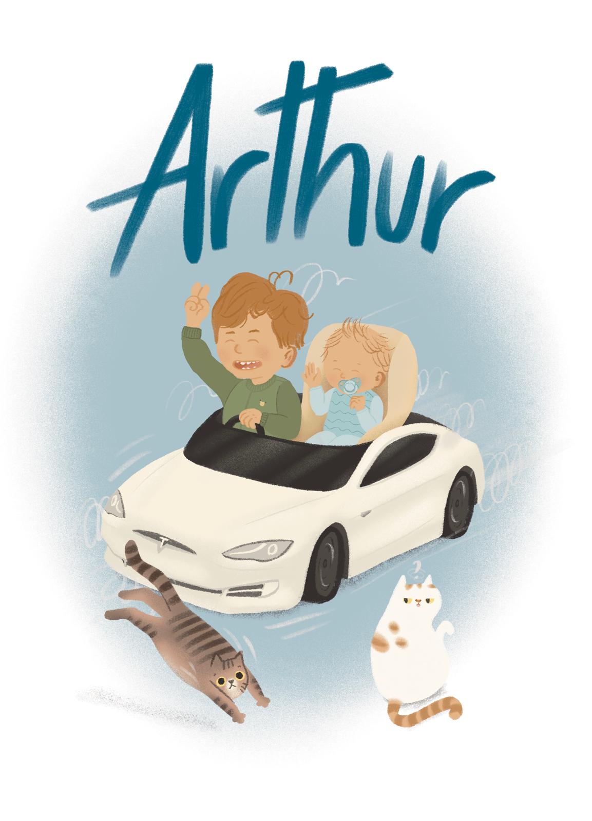 Arthur Waegeman - Geboortekaartje